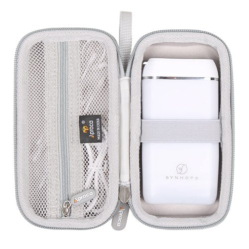 Aproca Case Compatible with SYNHOPE Water Flosser Oral Irrigator Water Teeth Cleaner Pick, Portable Storage Bag for Accessories -Grey (Case Only)
