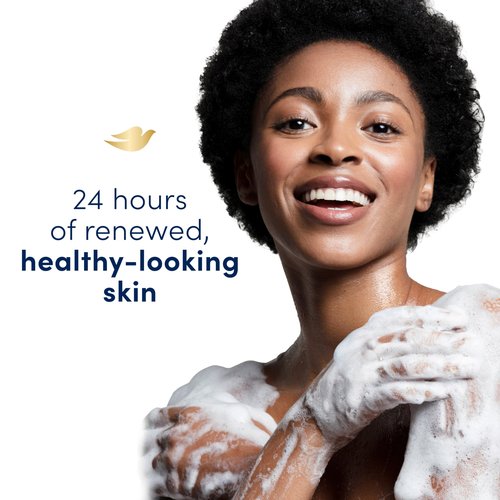 Dove Body Wash Unwinding Blueberry & Moon Milk, 4 Count for Renewed, Healthy Looking Skin, Moisturizing Gentle Skin Cleanser with 24hr Renewing MicroMoisture, 20 oz