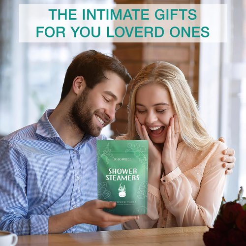 Shower Steamers Aromatherapy - 18 Pack Birthday Gifts for Women Men, Eucalyptus for Shower, Nasal Relief, Self Care Spa Gifts for Women - Eucalyptus & Mint, Valentines Day Gifts for Her Him Wife pcs