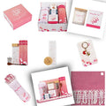 Holiday Birthday Bridesmaid Graduation 7 Piece Gift Set | Gifts for Women | 7 Piece Set | Hand Picked Beautifully Packaged | Luxury Spa Gift Featuring Naples Soap Company | Honey Bee Tea™