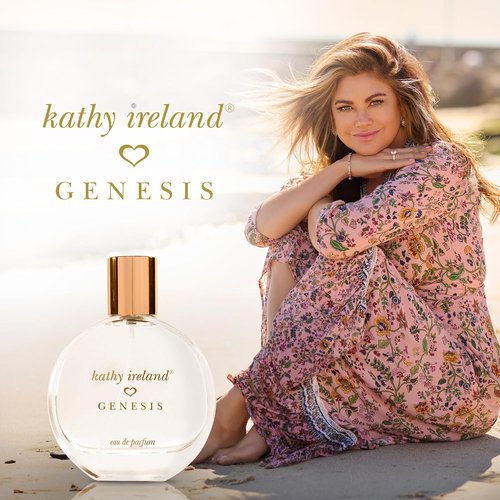 Kathy Ireland Genesis - Citrus Floral Perfume for Women - Eau de Parfum with Rose & Green Mandarin - 3.4 oz