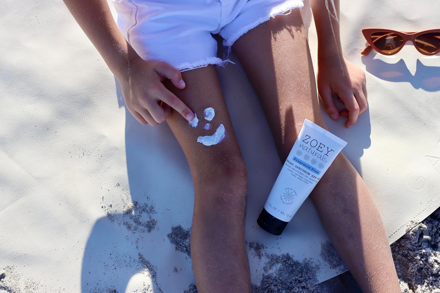 Zoey Naturals SPF 50+ Sunscreen for Babies - Water-Resistant, Reef-Safe, Non-Nano Zinc Oxide, Made in USA