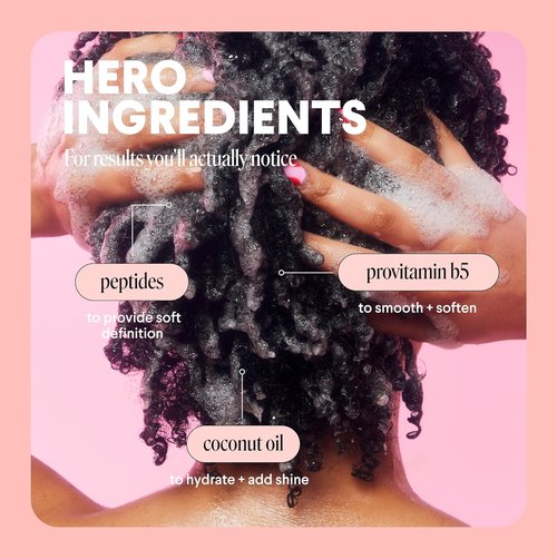 Monday Haircare Curl Define Conditioner - Nourishing Peptides, Coconut Oil & Shea Butter for All Curl Types | 354 mL