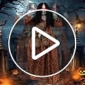 3.9 Ft Halloween Animatronic Hanging Girl with Creepy Sound Light Eyes Indoor Outdoor Decor
