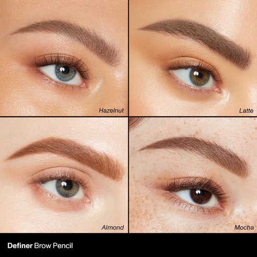 Morphe Dual-Ended Brow Pencil - Precision Slanted Tip for Shaping & Defining - Almond (0.003 oz)