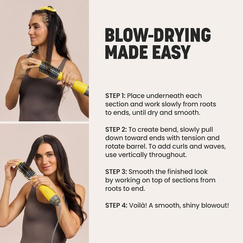 Drybar Blow-Dryer Shot Collection - Achieve Faster Blowouts with Volume & Less Frizz | Select Your Ideal Barrel Size
