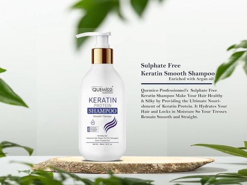 Keratin Shampoo and Conditioner Set - Nourishing Serum for Dry & Frizzy Hair | Sulfate-Free, Argan Oil Enriched | 16.9 fl. oz
