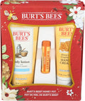 Burt's Bees Honey Pot Gift Set - Nourishing Skin Care Trio with Body Lotion, Hand Cream & Lip Balm