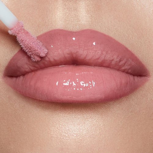 Charlotte Tilbury Collagen Lip Bath - Plumping Lip Gloss for a Fuller-Looking, High-Shine Pout - Skincare-Infused Formula to Hydrate & Nourish Lips - Pillow Talk Fair