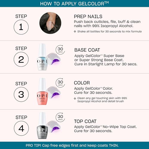 OPI GelColor Gel Nail Polish - Yellow & Orange Shades | Salon-Quality Shine, Long-Lasting Wear | 0.5 Fl Oz