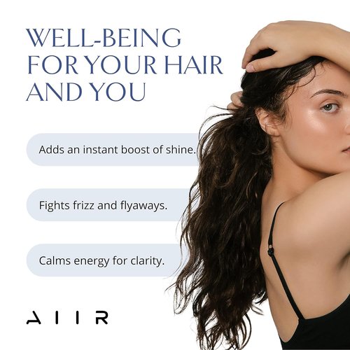 AIIR Shine Spray - Smoothing Spray for Glossy, Sleek Hair | Humidity & Frizz Shield, 6 oz
