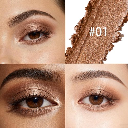 Skiennix Matte Cream Eyeshadow Stick - Waterproof, Long-Lasting, High Pigment | 1 Caramel