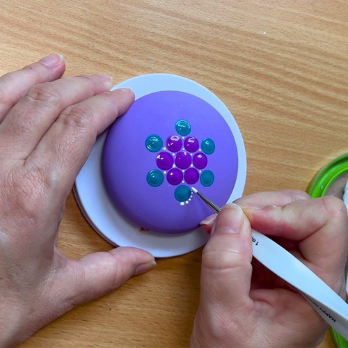 Happy Dotting Company Fine Stylus - dotting tool embossing stylus - Achieve immaculate dots with ease! Precision dotting perfection - double ended 0.5/1.0 mm