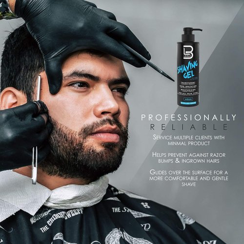 L3 Shaving Gel | Non-Irritating Straight Razor Shave Gel with Refreshing Scent - 8 oz