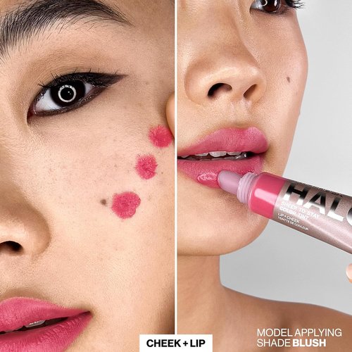 Smashbox Halo Sheer Cream Cheek & Lip Tint - Sheer-to-Medium Coverage, Matte Finish, 0.34 fl. oz.