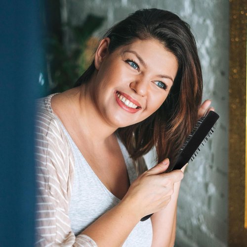 Styling Gear SG106 Hair Brush - 5 Row Slick Back Edge Teaser for Effortless Styling | Black
