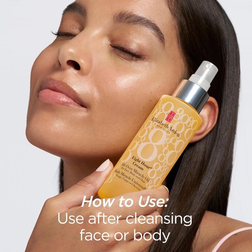 Elizabeth Arden Eight Hour Miracle Oil - Hydrating Spray Moisturizer for Face, Body & Hair, 3.4 oz