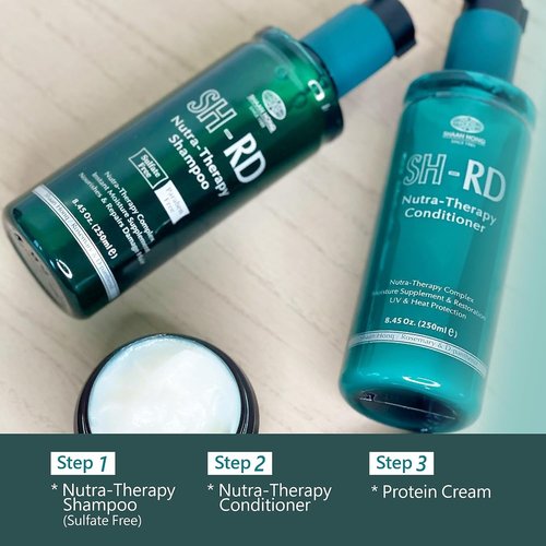 SH-RD Nutra-Therapy Shampoo - Repair Treatment for Dry, Damaged & Color-Treated Hair | Sulfate-Free - 8.45oz/250ml