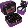 ButterFox Nail Polish Organizer Storage Case, Fits Nail UV Dryer Light and 30-40 Bottles Depending On Bottle Sizes, Nail Supplies Organizer (Royal Purple)