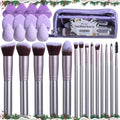 Oneleaf 26 Pcs Makeup Brushes Set – Premium Facial Cleaning & Makeup Brush Set with Foundation, Concealer, Blush, Eyeshadow Brushes plus Sponge and Wash Bag
