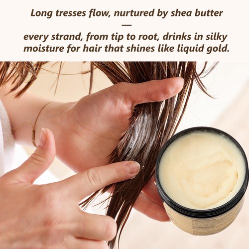 Bellimo Raw Shea Butter, Unrefined African Shea Butter, Face & Body Care Moisturizer for Homemade Soap, Creams, and Lip Products with Premium Packaging, 16 oz Bottle (Can - 16 Oz)