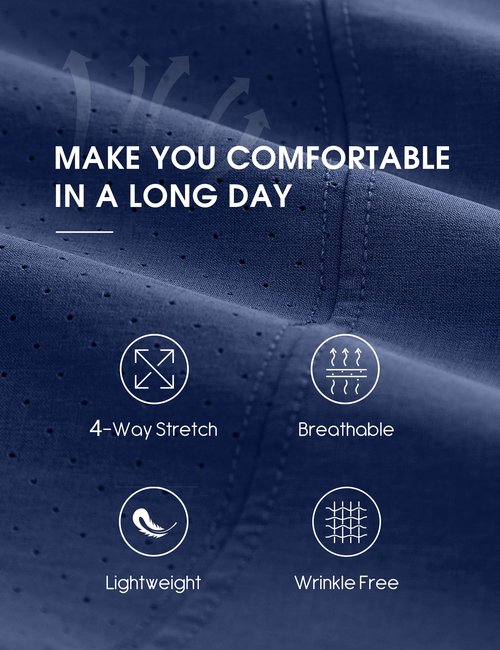 POPVIOLET High Waisted Jogger Scrub Pants for Women with 5 Pockets Drawstring Medical Work Pants Breathable Prussian Blue (Navy) Medium