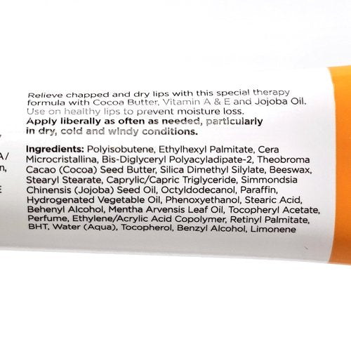 3 Pack Bundle of Cocoa Butter Lip Therapy for Moisturizing and Nourishing your Dry and Chapped Lips