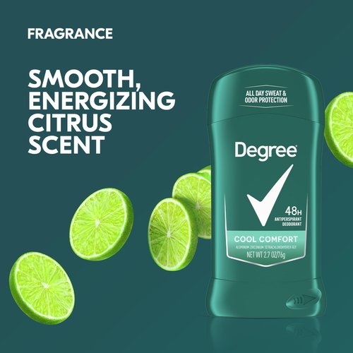 Degree Men Dry Protection Antiperspirant, Cool Comfort, 2.7 oz., Pack of 6