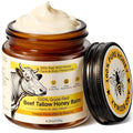 Beef Tallow - Whipped Tallow and Honey Balm Cream | 100% Grass-Fed Face Moisturizer, Unscented 4.2 OZ