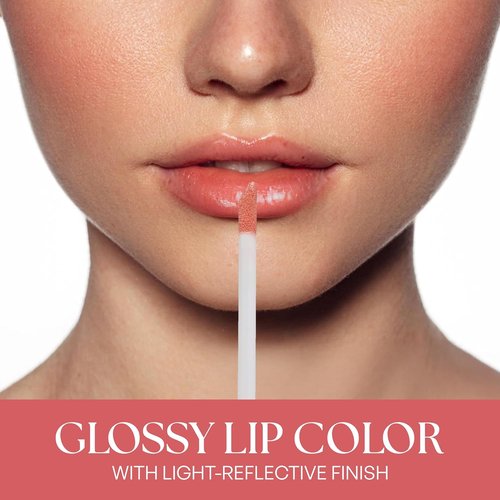 SORME Treatment Cosmetics LipThick Plumping Gloss - Shiny, Fuller Lips | Doll Shade