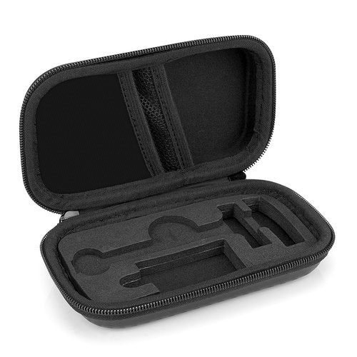 Linkidea Hard Shell Travel Case with Shaving Kit Storage for Short/Long Handled Razor Blades and Attachments - Compatible with Double Edge Safety Razors