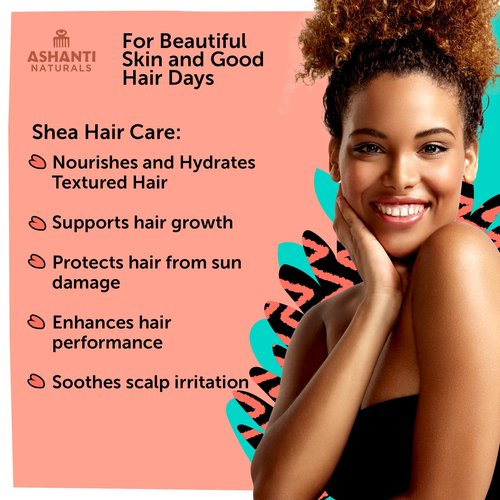 Ashanti Naturals Bouffants & Broken Hearts Creamy White Shea Butter Body Butter | Grade A, 100% Natural African Raw Shea Butter for Dry Skin, Face and Hair (15oz)