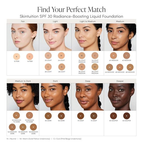 Jane Iredale Skintuition SPF 30 Foundation - Radiance-Boosting, Medium Coverage, Natural Finish, Vegan & Cruelty-Free