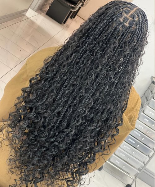 14A Grade High Amplitude Indian Wave Bulk boho braids Human Hair Braiding 100% Brazillian Virgin Hair Extensions 2Bundle/Pack 100g More Density for Micro braiding No Weft (Deep wave, 18inch)