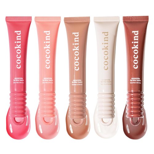 Cocokind Ceramide Lip Blur Balm - Hydrating & Fragrance-Free Lip Care for Sensitive Skin | 6-Pack