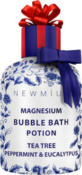 Regine Switzerland Magnesium Bubble Bath - Long-Lasting Foam for Sore Muscle Recovery | Relaxing Tea Tree & Eucalyptus