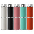 owlyee Travel Perfume Bottle Refillable - 8ML Leather Empty Mini Cologne Spray Atomizer Men - Small Fragrance Sample Sprayer - 5PCS Portable Refill Travel Essentials Container