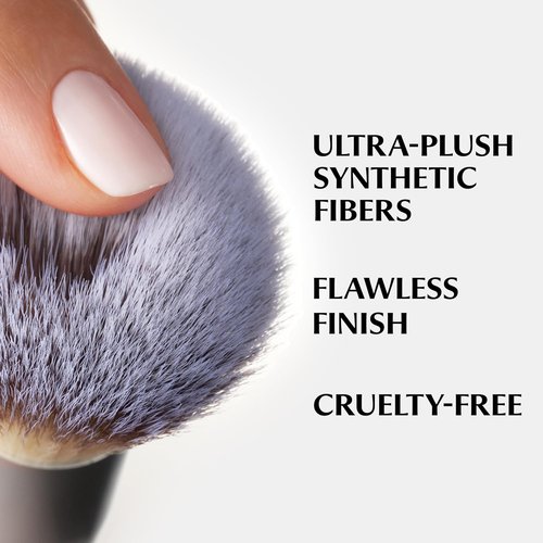 IT Cosmetics Heavenly Luxe Complexion Perfection Brush #7 - Dual-Ended Makeup Brush for Flawless Foundation & Contour, Ultra-Soft Synthetic Fibers