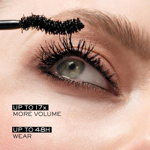 Lancôme Hypnôse Drama Extreme Waterproof Mascara - 17x Volume & 48 HR Wear - Ultra Black for Dramatic Lashes