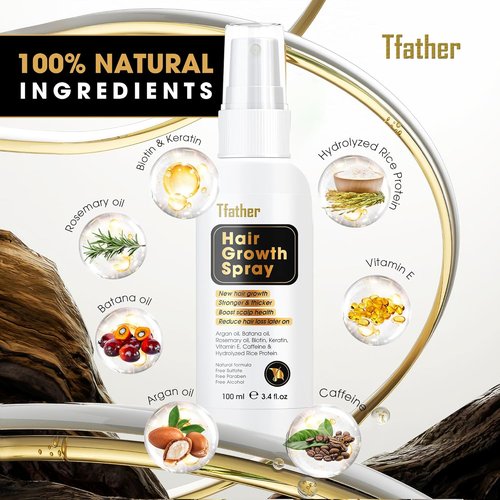Herb Hair Growth Oil Spray - Strengthen Thinning Hair & Boost Scalp Health for Women & Men