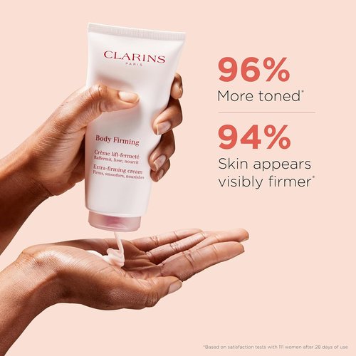 Clarins Extra-Firming Body Cream - Anti-Aging Lotion That Firms & Smoothes | 96% Natural Ingredients | 6.6 Ounces