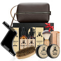 Beard Care Kit Gifts for Men, 9 Pcs Beard Grooming Kit, Beard Club Kit is a Unique Men's Gifts for Dad Husband Boyfriend, Father's Day Anniversary Birthday Valentine's Day Wedding Gift Ideas for Him