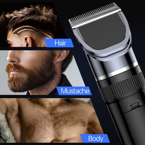 Benbodes Hair Clippers & Beard Trimmer Grooming Kit for Men，Professional Hair Cutting kit,Electric Cordless Rechargeable Hair Trimmer with LED Display for Home Personal Hair Grooming, Gifts for Men