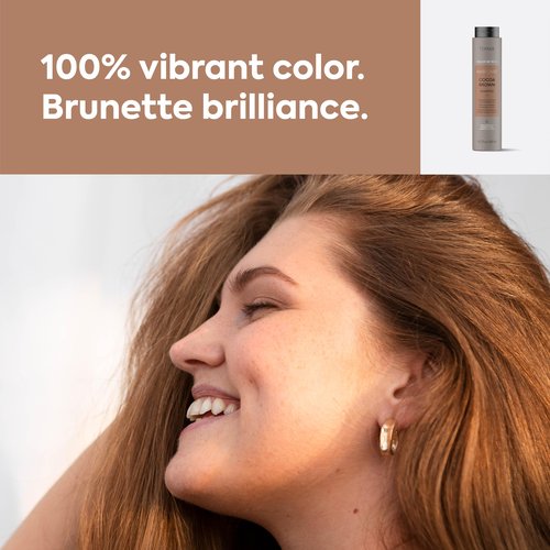 Lakmé Teknia Cocoa Brown Color Refresh Shampoo, Color Depositing Shampoo for Brown Hair, 10.2 Fl Oz