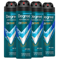 Degree Men’s Antiperspirant Deodorant Spray, Cool Rush, 4-Pack – 72H Sweat & Odor Protection, 3.8 Oz Ea