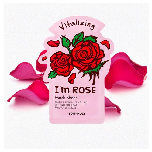 TONYMOLY Sweetheart Sheet Mask Gift Basket Stuffers – 12 Pack Korean Hydrating Face Masks with Strawberry, Rose & Red Wine, Cute Valentine’s Day Gifts for Gift Baskets, Care Packages & Galentines
