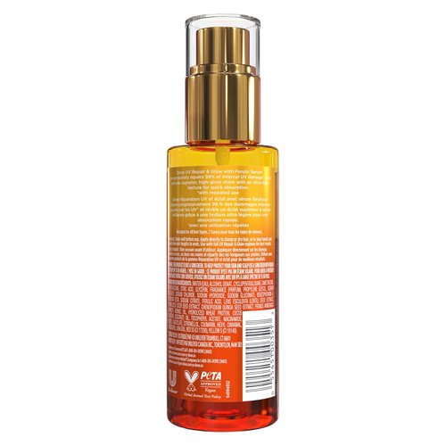 Dove Damage Therapy Bi-Phase Serum & Oil - UV Repair & Glow for 70 Hour Hair Protection | 3.9 fl oz