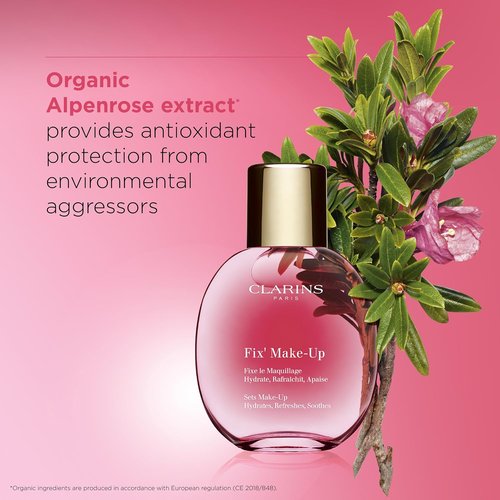 Clarins Fix Make-Up Setting Spray - 4-in-1 Formula for 24H Fresh Makeup & 12H Hydration | All Skin Types