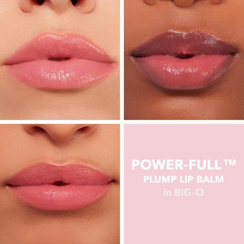 BUXOM Power-Full Plumping Lip Balm - Tinted Hydrating Lip Moisturizer with Peptides | Cruelty-Free Formula