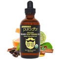 PURA D'OR Organic Beard Softening Oil - Original Sandalwood Scent - Leave-In Conditioner for Softness & Strength - 4 Oz